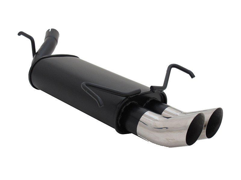 Novus Sport Endschalldämpfer für Opel Corsa C 2x76mm DTM A1142ED76
