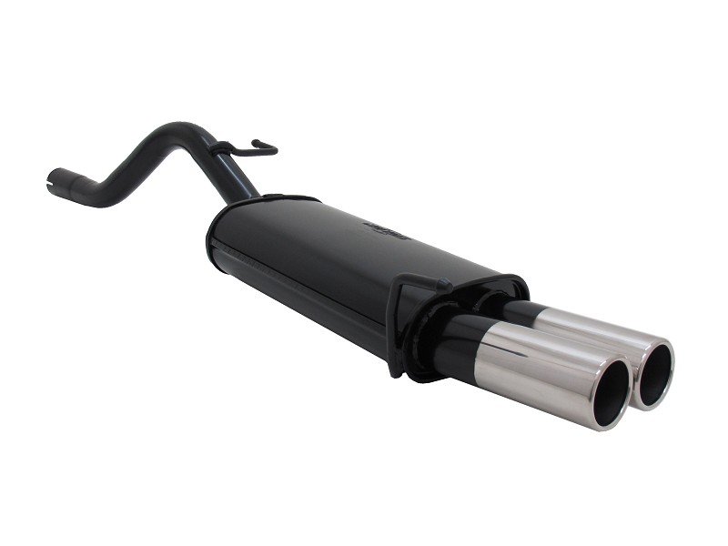 Novus Sport Endschalldämpfer für Opel Corsa D 2x76mm A1152E76