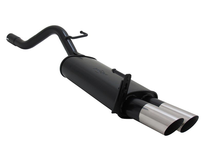 Novus Sport Endschalldämpfer für Opel Corsa D 2x76mm MS-Design A1152E76S