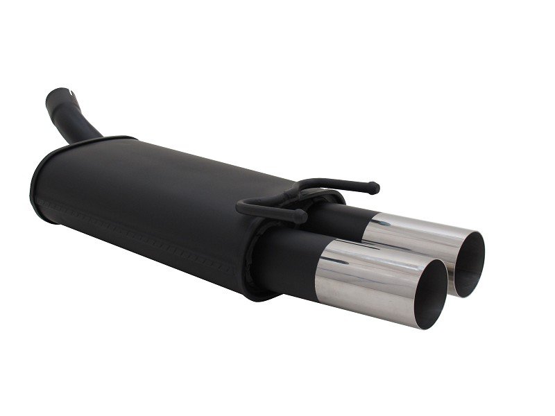 Novus Sport Endschalldämpfer für Opel Corsa B 2x76mm RL-Design A1172E76RL