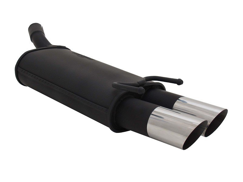 Novus Sport Endschalldämpfer für Opel Corsa B 2x76mm MS-Design A1172E76S
