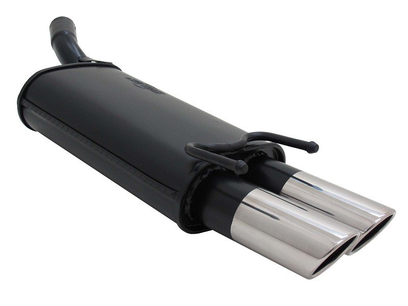 Novus Sport Endschalldämpfer für Opel Corsa B 2x76mm SR-Design A1172E76SR