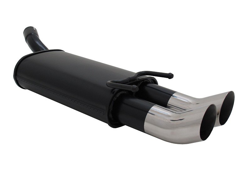 Novus Sport Endschalldämpfer für Opel Corsa B 2x76mm DTM A1172ED76