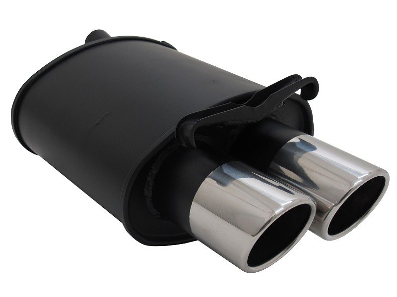 Novus Sport Endschalldämpfer für Mercedes SLK R170 2x90mm SR-Design A1742E90SR