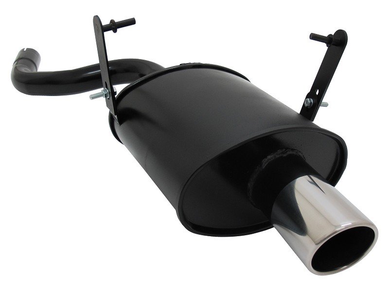 Novus Sport Endschalldämpfer für Mini Cooper / One / Cabrio (R50/R52/R53) 1x90mm SR-Design A1851E90SR