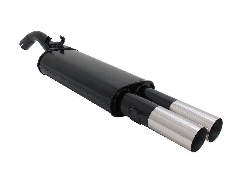 Novus Sport Endschalldämpfer für VW Golf 2 19E 2x76mm RL-Design A1902E76RL