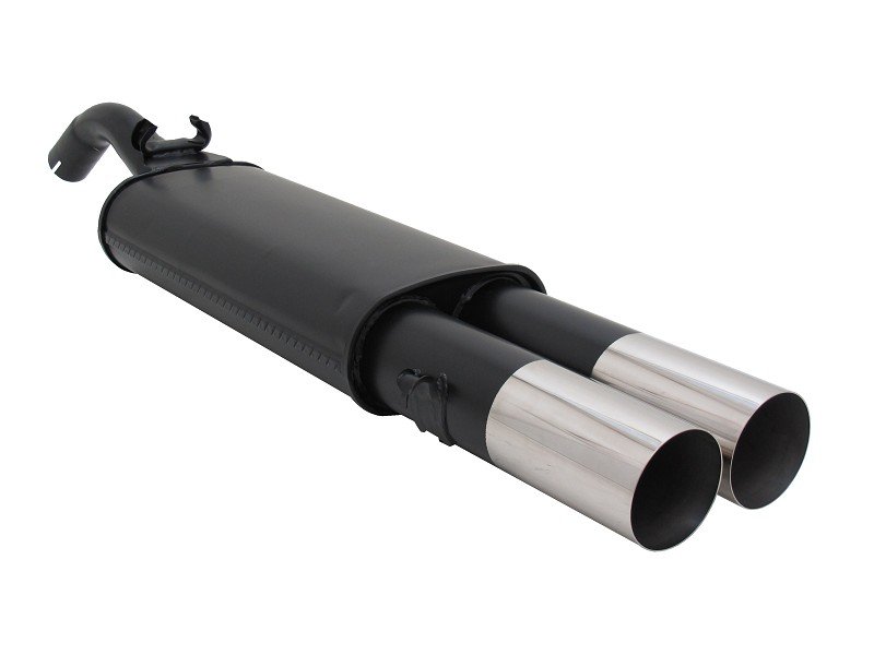 Novus Sport Endschalldämpfer für VW Golf 2 19E 2x90mm RL-Design A1902E90RL