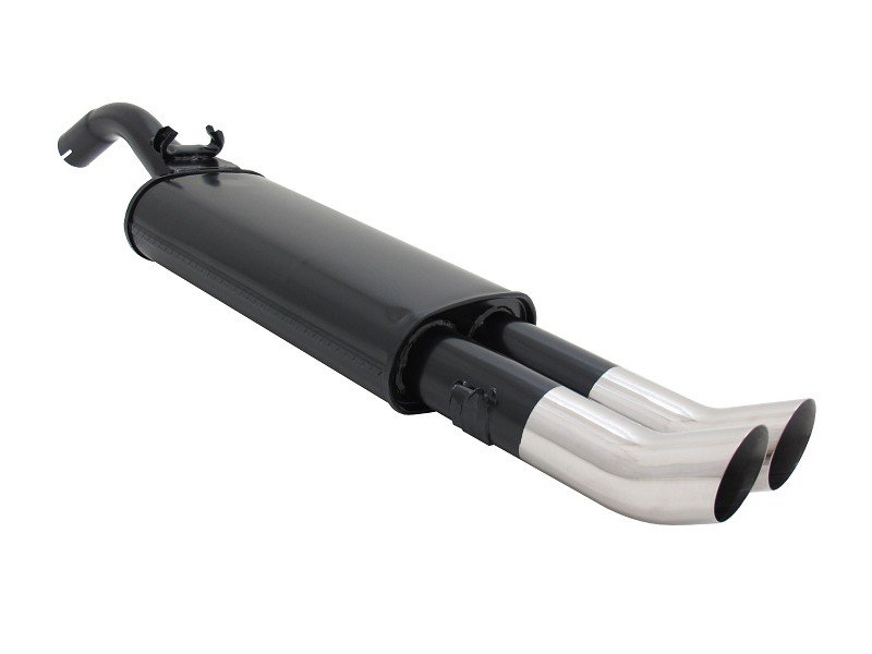 Novus Sport Endschalldämpfer für VW Golf 2 19E 2x76mm DTM A1902ED76