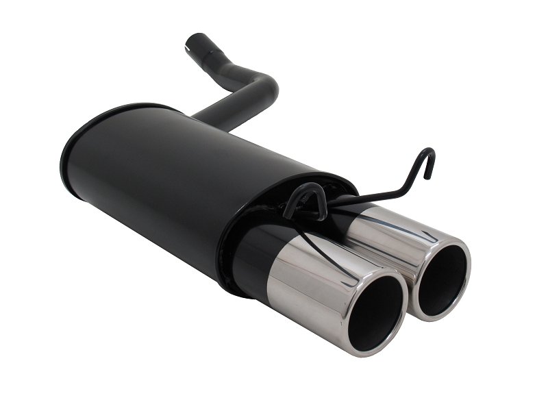 Novus Sport Endschalldämpfer für Mercedes 190 W201 2x90mm A2012E90