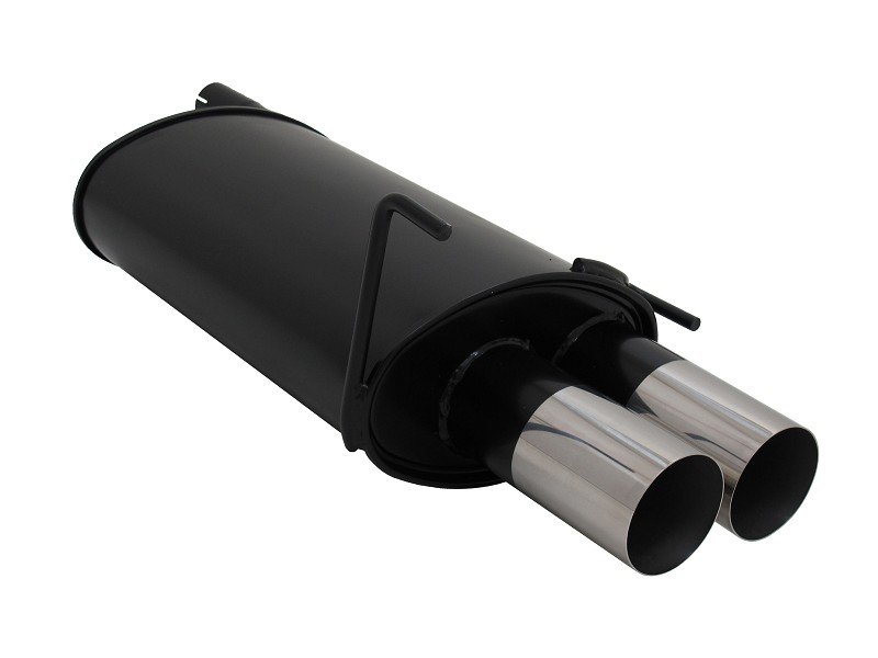 Novus Sport Endschalldämpfer für Mercedes C-Klasse W202 / W208 2x90mm RL-Design A2022E90RL