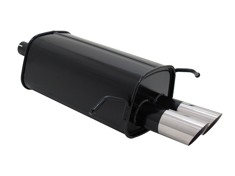 Novus Sport Endschalldämpfer 2x76mm MS-Design für Mercedes C-Klasse W203 S203 A2032E76S