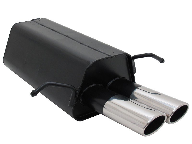Novus Sport Endschalldämpfer 2x85/58mm AM-Design für Mercedes C-Klasse W203 S203 A2032EAM