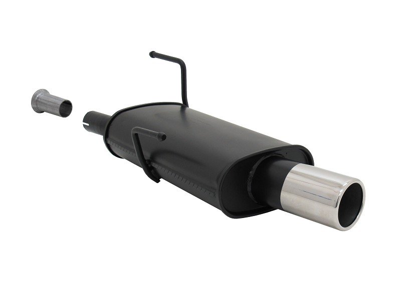 Novus Sport Endschalldämpfer für Peugeot 206 1x90mm A2061E90