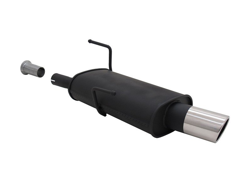 Novus Sport Endschalldämpfer für Peugeot 206 1x90mm SR-Design A2061E90SR