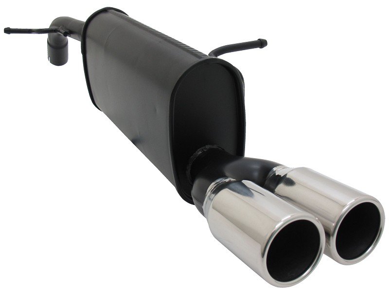 Novus Sport Endschalldämpfer für Peugeot 207 2x76mm A2072E76