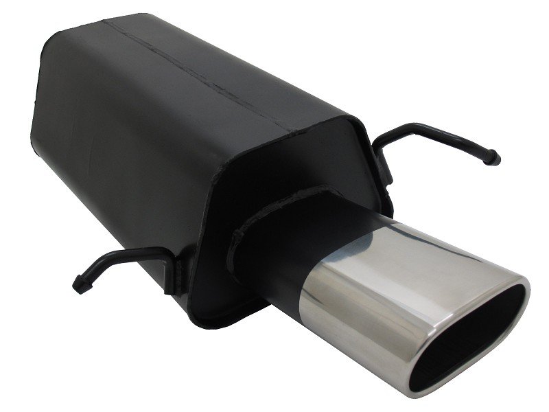 Novus Sport Endschalldämpfer für Mercedes CLK W209 135x75mm A2092E0