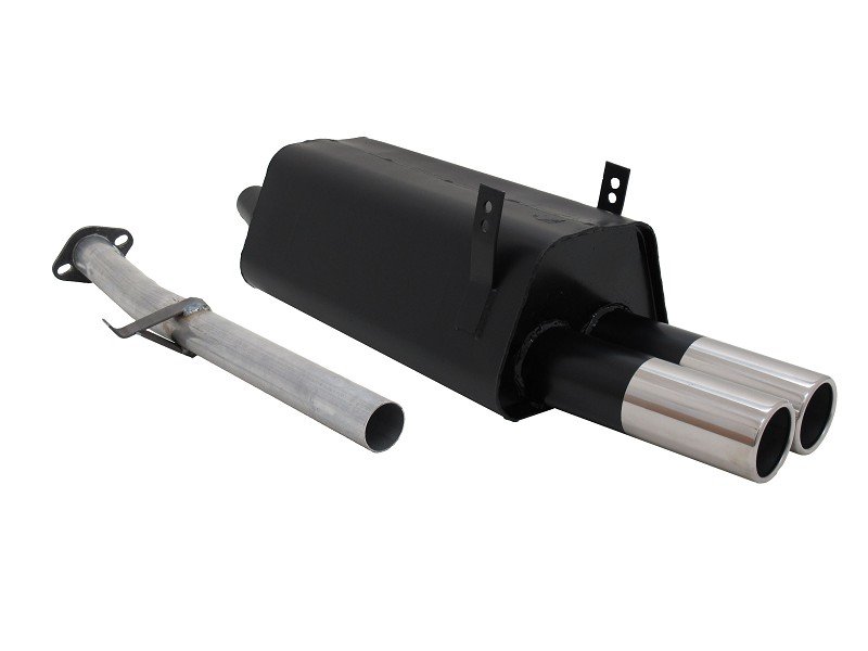 Novus Sport Endschalldämpfer für BMW 3er E36 316 / 318 2x76mm A2202E76