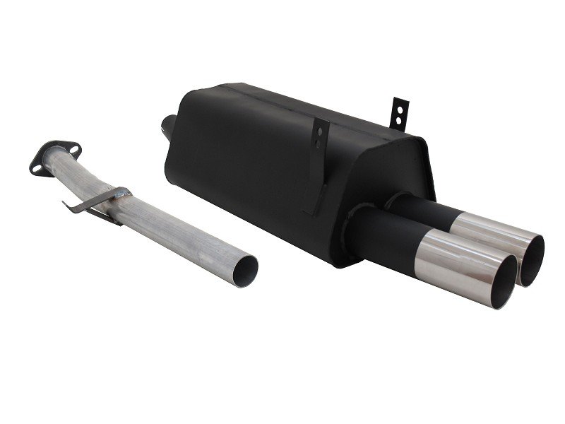 Novus Sport Endschalldämpfer für BMW 3er E36 316 / 318 2x76mm RL-Design A2202E76RL