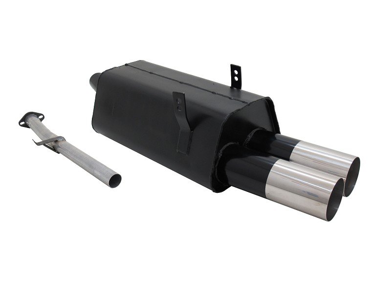 Novus Sport Endschalldämpfer für BMW 3er E36 316 / 318 2x90mm RL-Design A2202E90RL