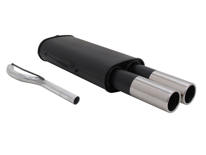 Novus Sport Endschalldämpfer für VW Passat 35i 2x76mm A2292E76