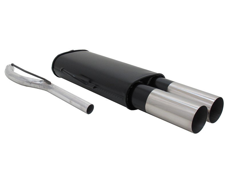 Novus Sport Endschalldämpfer für VW Passat 35i 2x76mm RL-Design A2292E76RL