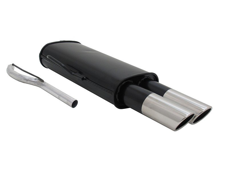 Novus Sport Endschalldämpfer für VW Passat 35i 2x76mm SR-Design A2292E76SR