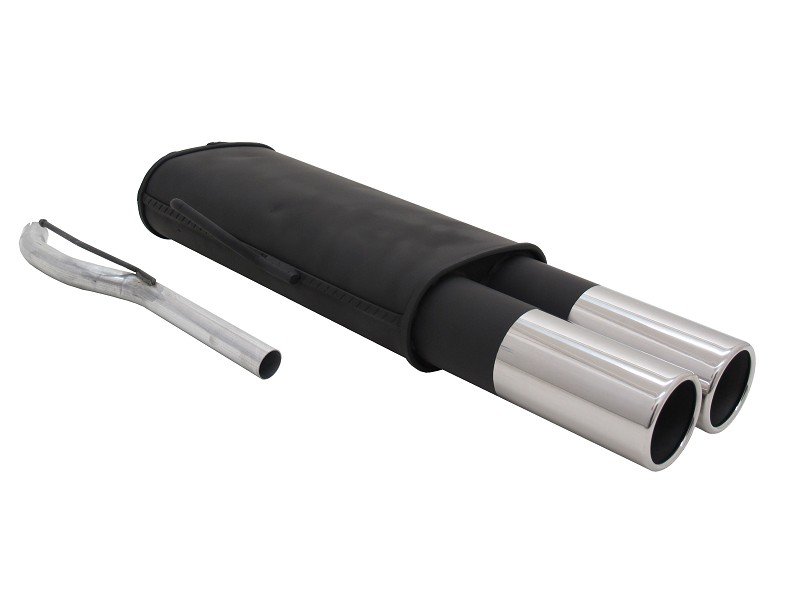Novus Sport Endschalldämpfer für VW Passat 35i 2x90mm A2292E90