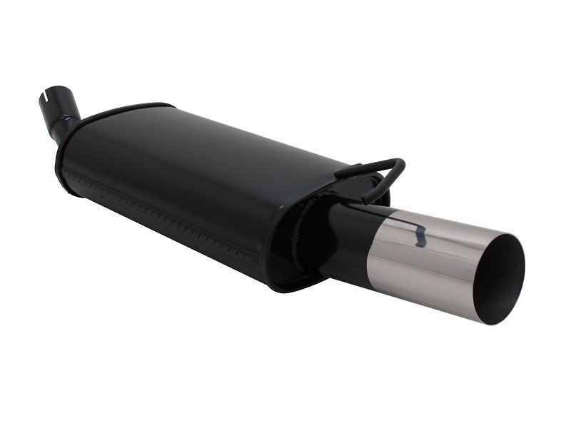 Novus Sport Endschalldämpfer für Ford Fiesta MK3 GFJ 1x90mm RL-Design A2351E90RL