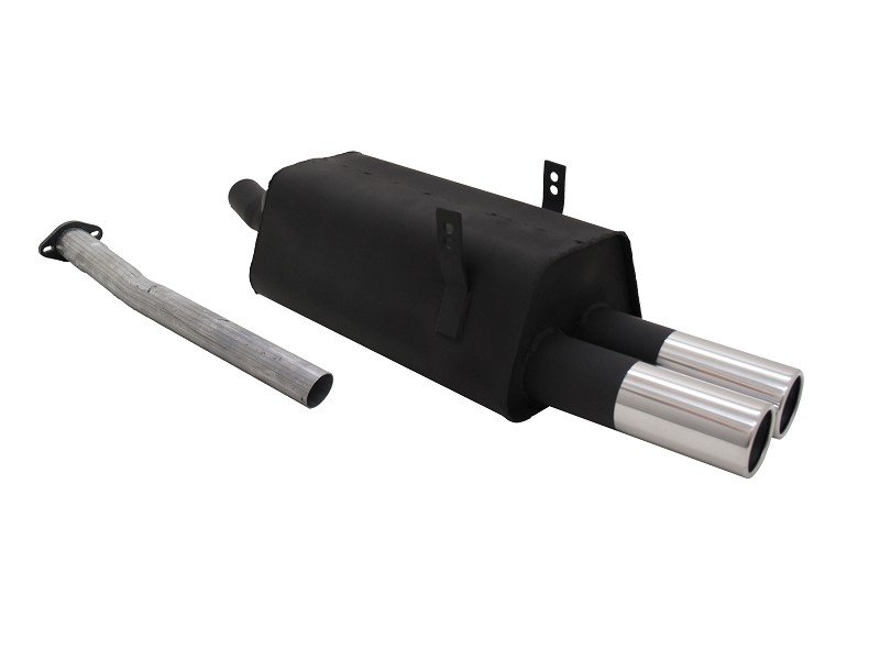 Novus Sport Endschalldämpfer für BMW 3er E36 320 / 323 2x76mm A2422E76