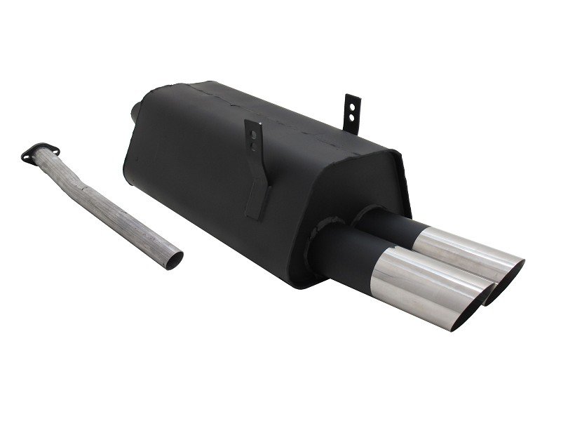 Novus Sport Endschalldämpfer für BMW 3er E36 320 / 323 2x76mm MS-Design A2422E76S