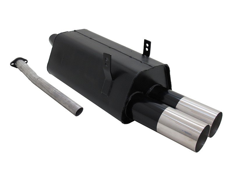 Novus Sport Endschalldämpfer für BMW 3er E36 320 / 323 2x90mm RL-Design A2422E90RL
