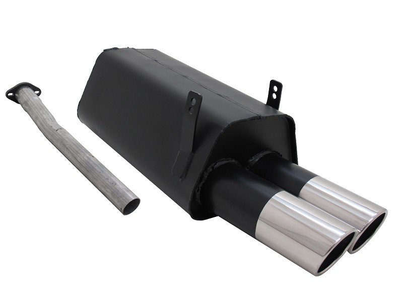 Novus Sport Endschalldämpfer für BMW 3er E36 320 / 323 2x90mm SR-Design A2422E90SR