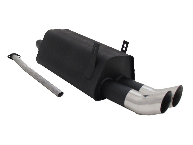 Novus Sport Endschalldämpfer für BMW 3er E36 320 / 323 2x76mm DTM A2422ED76