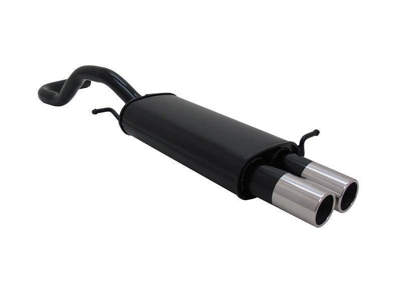 Novus Sport Endschalldämpfer für Seat Ibiza 6K 2x76mm A2502E76