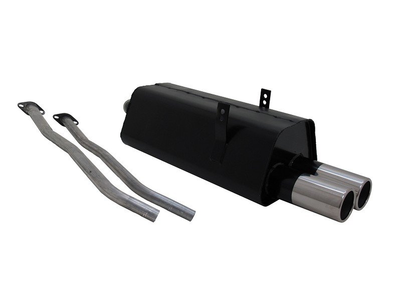 Novus Sport Endschalldämpfer für BMW 3er E36 325i 2x76mm A2522E76