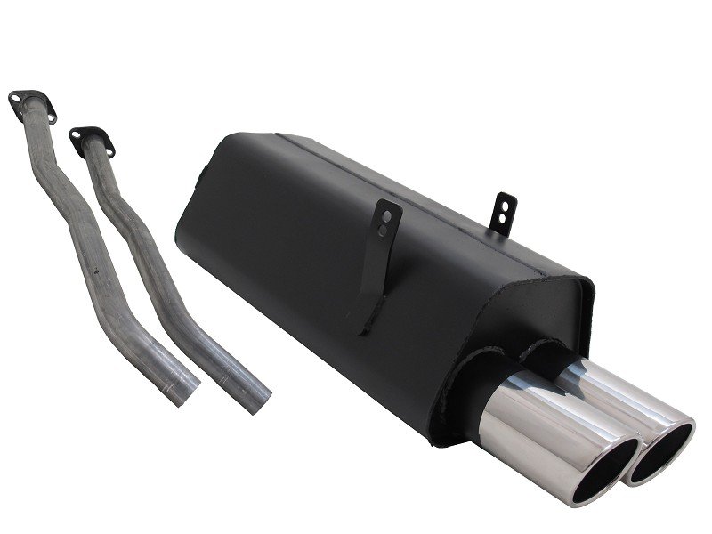 Novus Sport Endschalldämpfer für BMW 3er E36 325i 2x90mm SR-Design A2522E90SR