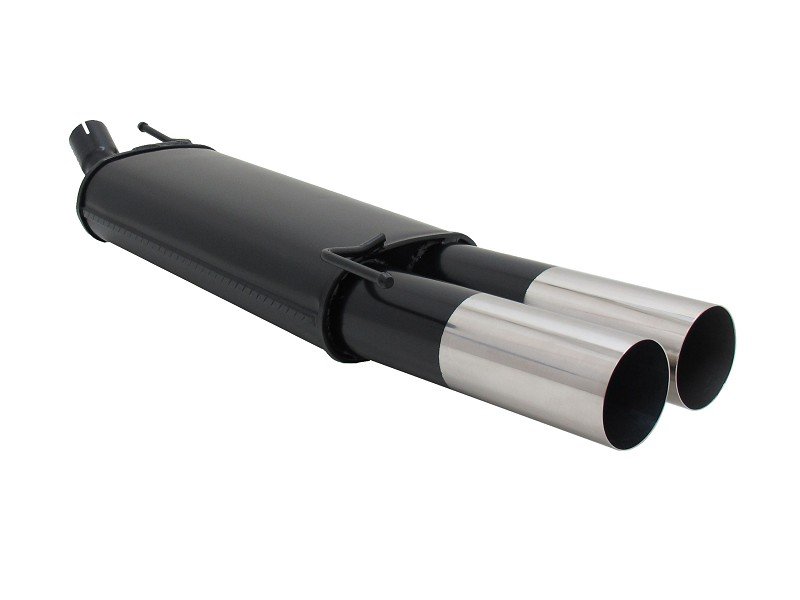 Novus Sport Endschalldämpfer für VW Golf 3 / Golf 4 Cabrio 2x90mm RL-Design A2532E90RL