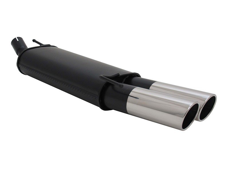 Novus Sport Endschalldämpfer für VW Golf 3 / Golf 4 Cabrio 2x90mm SR-Design A2532E90SR