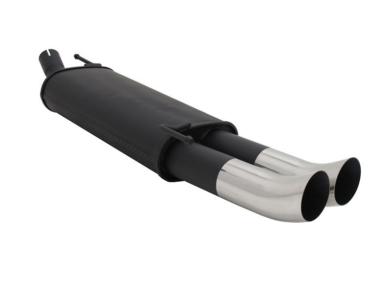 Novus Sport Endschalldämpfer für VW Golf 3 / Golf 4 Cabrio 2x76mm DTM A2532ED76