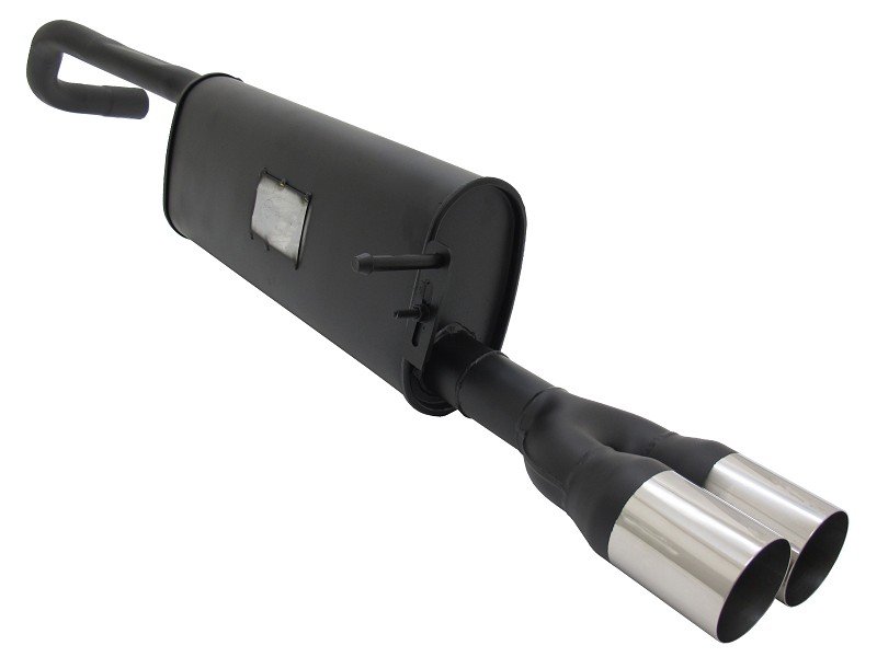 Novus Sport Endschalldämpfer für Seat Ibiza 6J / 6P 2x76mm RL-Design A2602E76RL