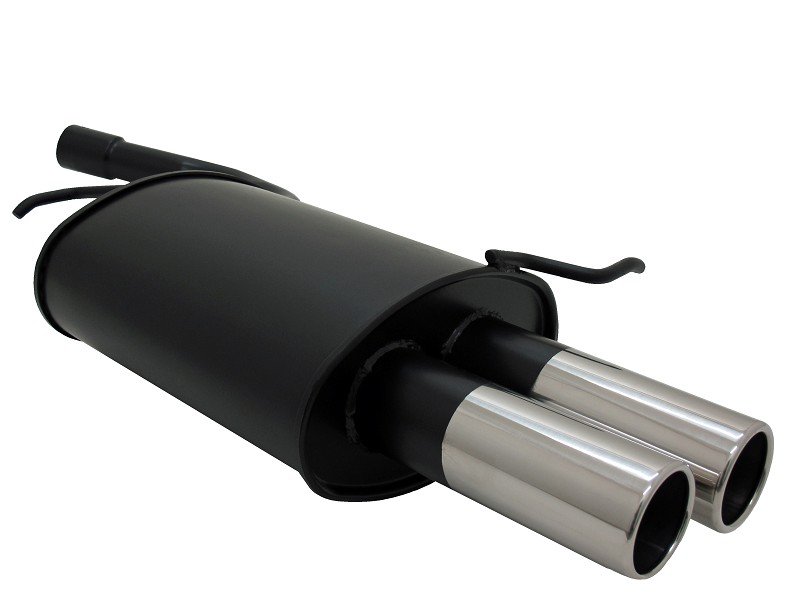 Novus Sport Endschalldämpfer für Audi A4 B6 / 8E 2x76mm A2672E76