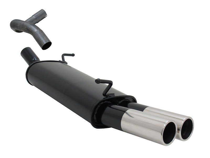 Novus Sport Endschalldämpfer für Seat Ibiza 6L 2x76mm A2702E76