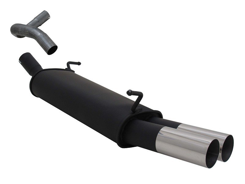 Novus Sport Endschalldämpfer für Seat Ibiza 6L 2x76mm RL-Design A2702E76RL