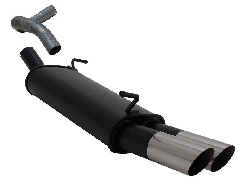 Novus Sport Endschalldämpfer für Seat Ibiza 6L 2x76mm MS-Design A2702E76S