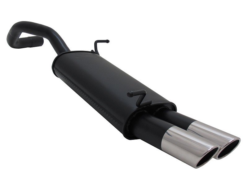 Novus Sport Endschalldämpfer für Seat Ibiza 6L 2x76mm SR-Design A2702E76SR