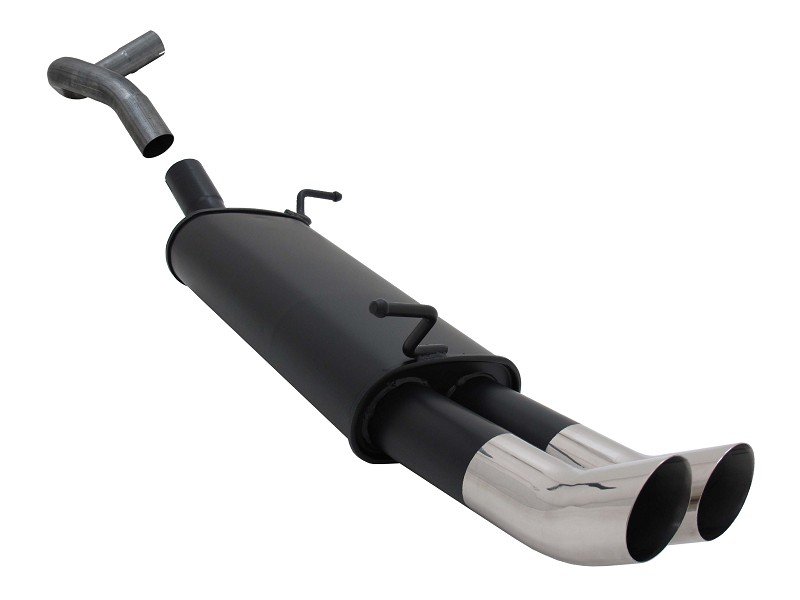 Novus Sport Endschalldämpfer für Seat Ibiza 6L 2x76mm DTM A2702ED76