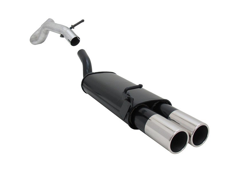 Novus Sport Endschalldämpfer für Audi A3 / Seat Leon / VW Golf 4 / VW New Beetle 2x90mm A2752E90