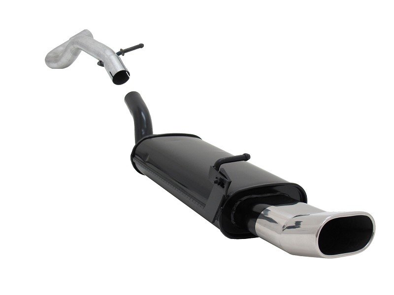 Novus Sport Endschalldämpfer für Audi A3 / Seat Leon / VW Golf 4 / VW New Beetle 135x75mm DTM A2752EDTM