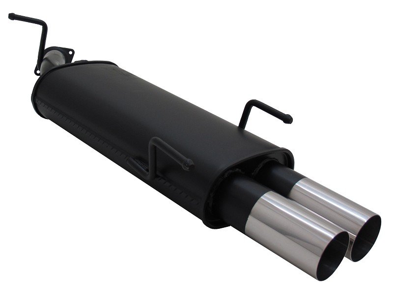 Novus Sport Endschalldämpfer für Opel Vectra B 2x76mm RL-Design A2802E76RL