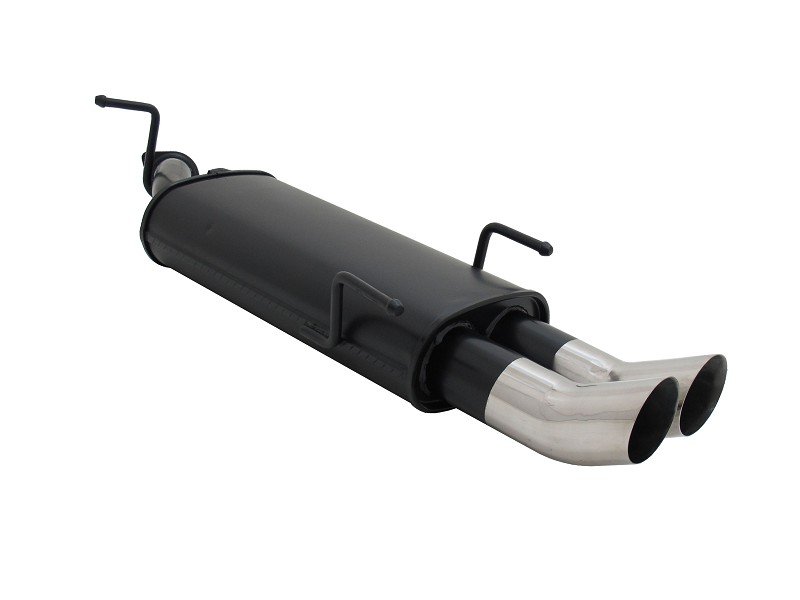 Novus Sport Endschalldämpfer für Opel Vectra B 2x76mm DTM A2802ED76